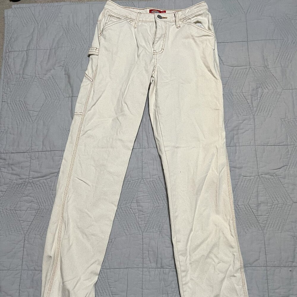 Dickies Cream colored Carpenter pants relaxed fit
